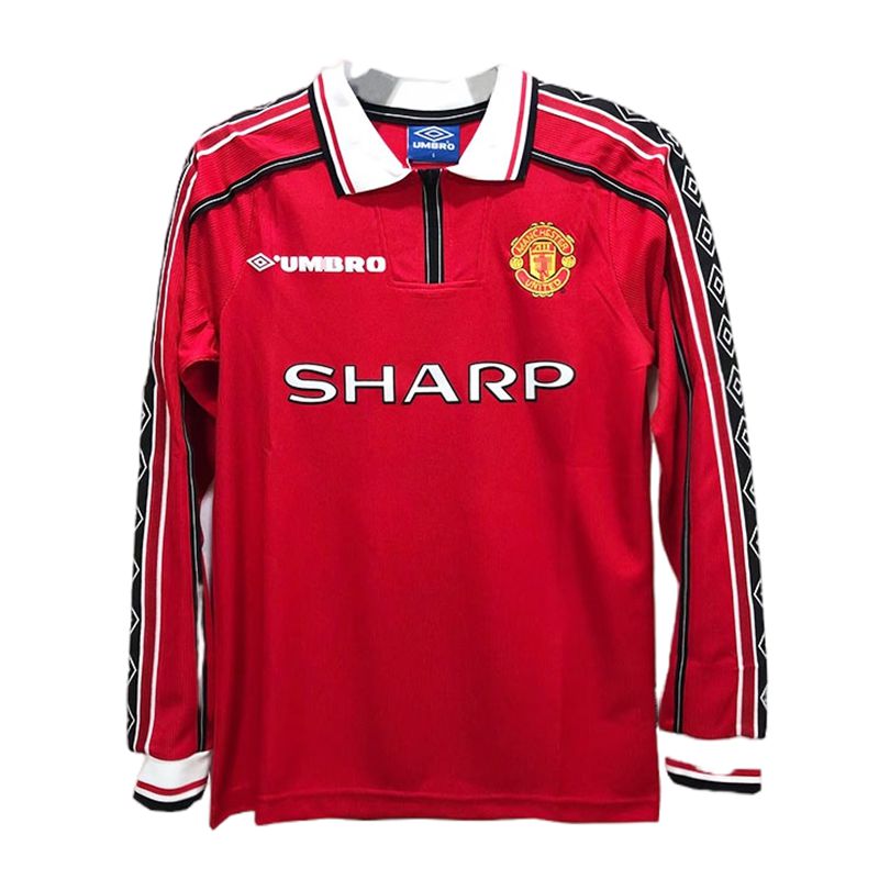 Buy Manchester United Home Shirt 1998/99 Full Sleeves- | Cheap