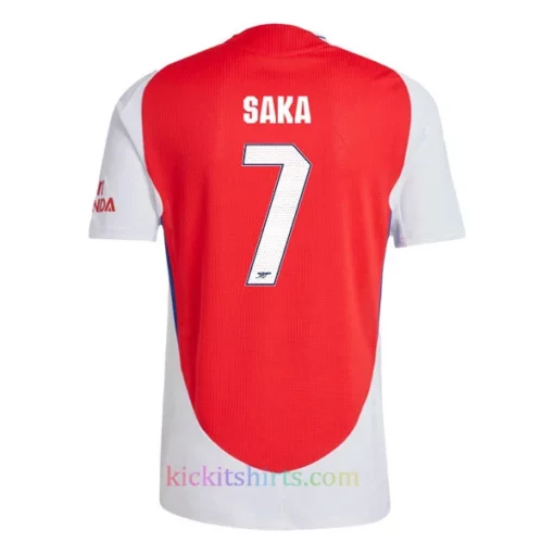 Buy #7 Saka Arsenal Champions League Home Shirt 2024/25 Stadium