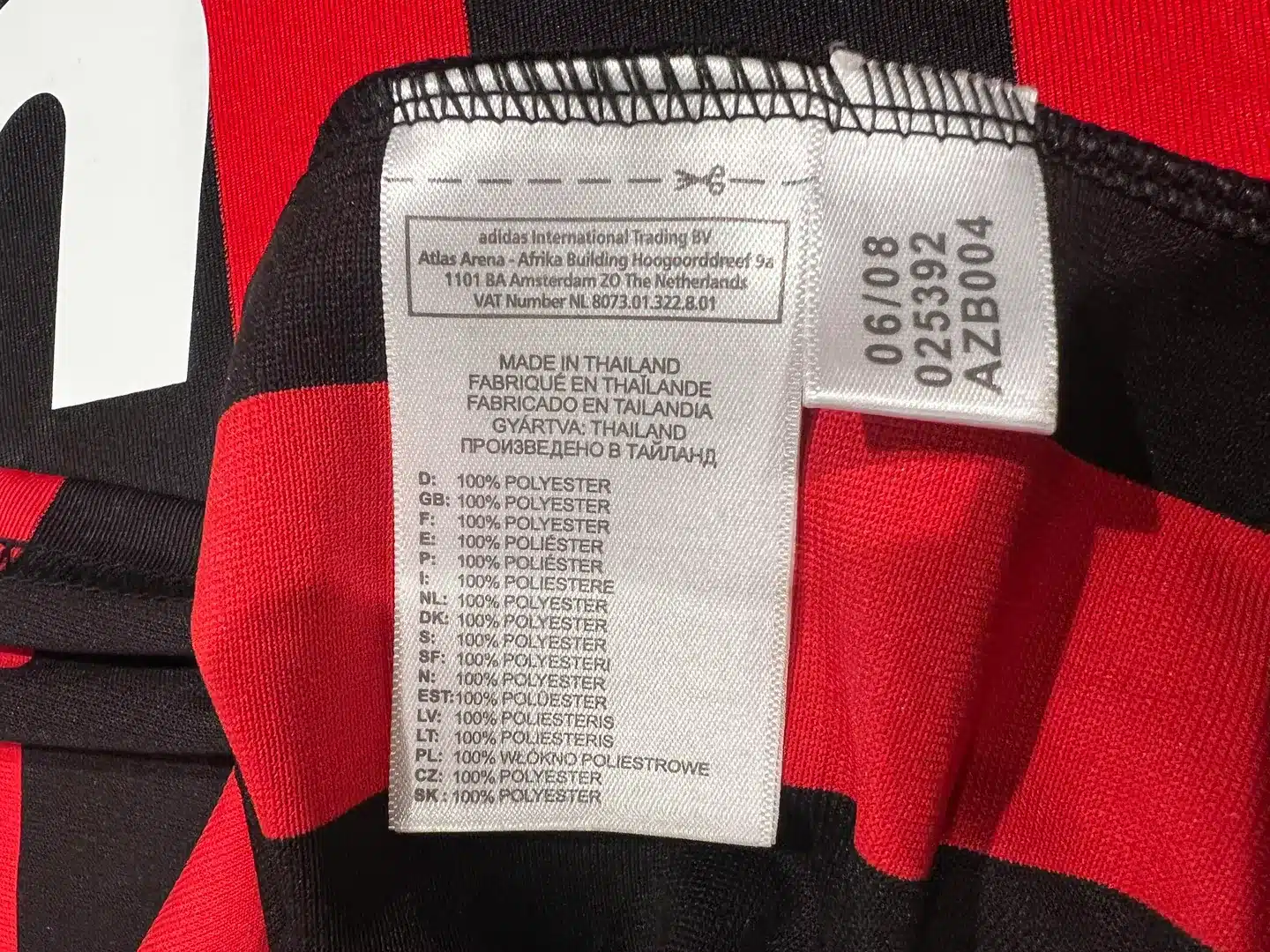 How to Read the Tag on an Adidas Football Shirt | Cheap Football Shirts
