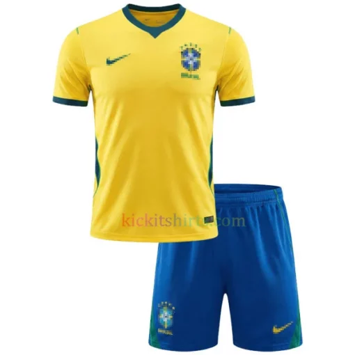 Brazil Home Kit Kids 2026 – Kids Brazil Football Jersey Set